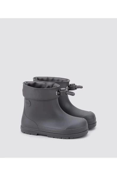 Igor W10305 017 Mendi Gri Çocuk Yağmur Çizmesi