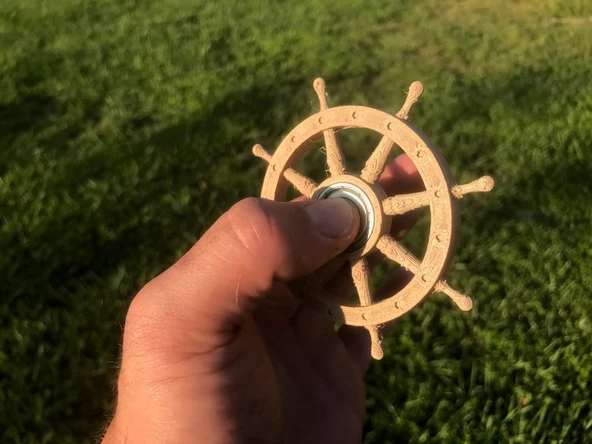 Byrpos Pirate Ship Wheel Fidget Spinner 3Dmarket.online