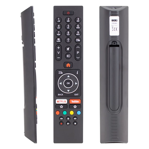 WEKO KL VESTEL 4K SMART 55UD8450 55 YAZISIZ LCD LED TV KUMANDA (RC43135 BLACK NOBRAND V2) (70129=18560=40070) - 2