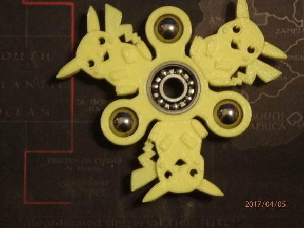 Byrpos Pikachu Fidget Spinner - Wingnut2K 3Dmarket.online