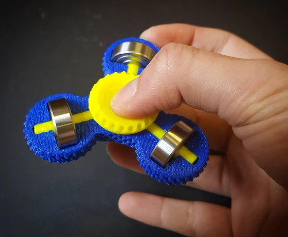 Byrpos Knurled Tri-Side Spinner W/ 608 Bearings! 3Dmarket.online