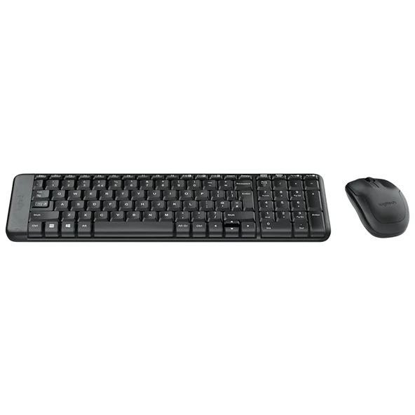 Logitech MK220 Q Tr Siyah Kablosuz Klavye Mouse Set - 2