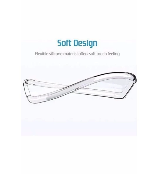 Samsung Galaxy A13 Tıpalı Şeffaf Silikon Kılıf - Resim 4