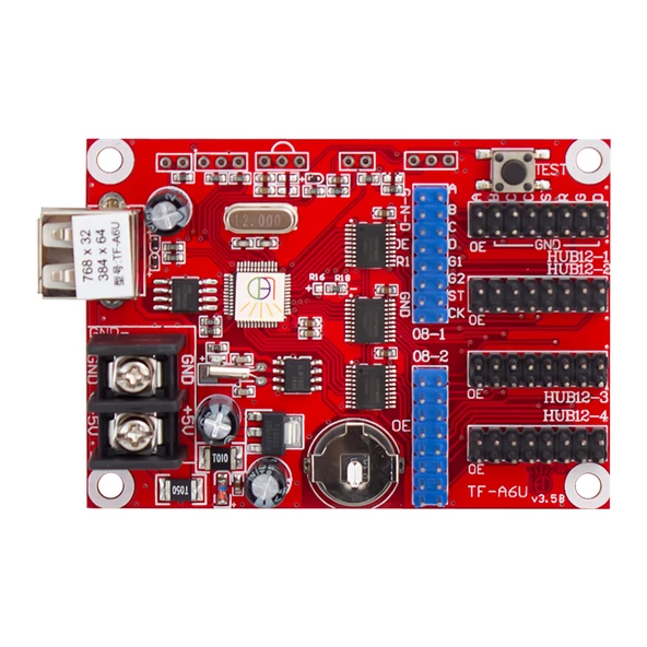 Powermaster UX4 TF-A6U 4'Lü USB Led Panel Kartı (4X8) - 5