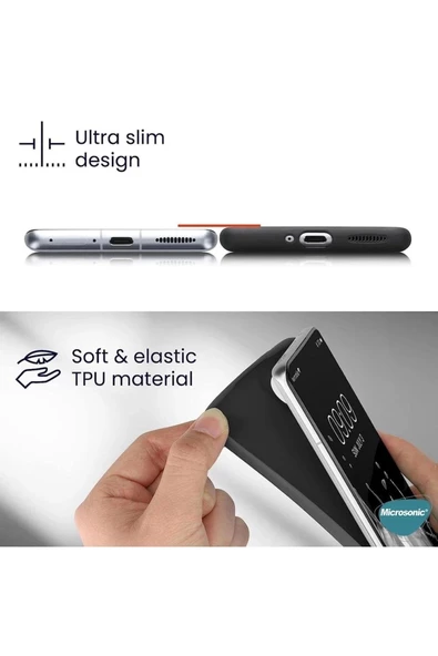 Samsung S24 Plus Premier Siyah Silikon Telefon Kılıfı - Resim 3