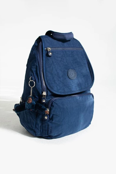 Kadın Günlük Sırt Çantası Önde ve Sırtta Rahat Kullanım Kapaklı Model 37*27 Cm - Resim 10