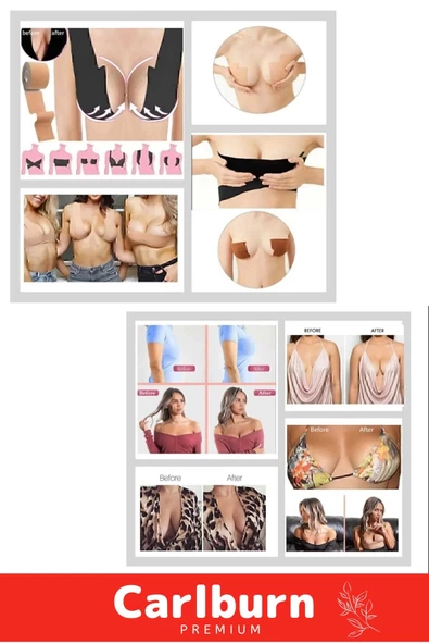 Yeni Ürün Suya Tere Dayanıklı Göğüs Kaldırıcı Dikleştirici Sabitleyici Şekillendirici Bant - 5 Metre - 2