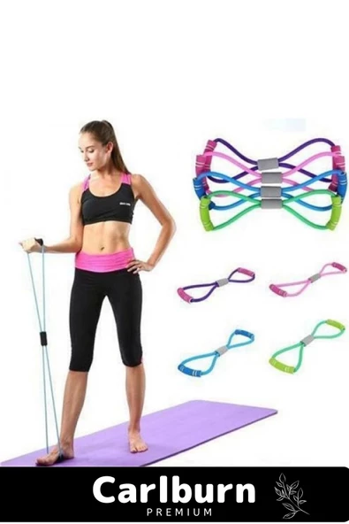 Özel Üretim Kas Açma Germe Güçlenme Spor Pilates Jimnastik Egzersiz Direnç Lastiği - 2