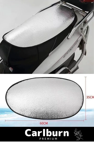 Özel Üretim Pratik Hafif Su Geçirmez Sızdırmaz Motosiklet Sele Koruma Güneşliği - 60 cm x 35 cm - 2