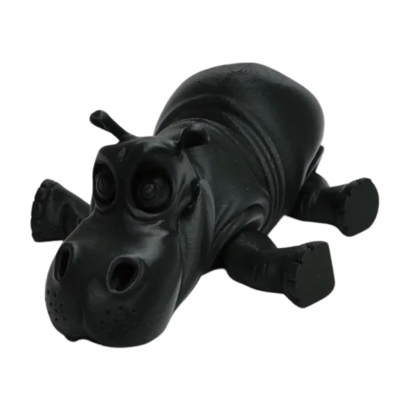 3d Hareketli Oyuncak Su Aygırı & Dekor - Siyah - Resim 7