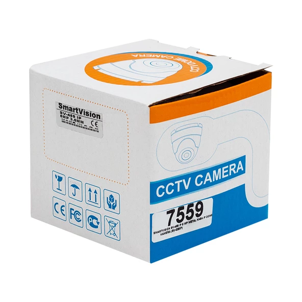 Smartvision SV-225 IP 5 MP Metal Kasa IP Dome Kamera - 6