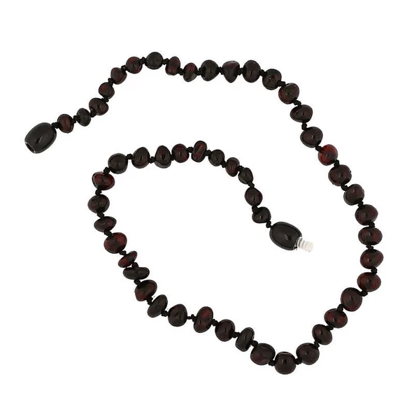 Bebek Damla Kehribar Diş Kolye - 5