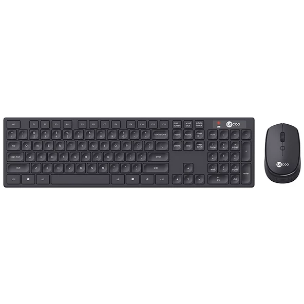 Lenovo Lecoo KM2001 Kablosuz Q Klavye - Mouse Set