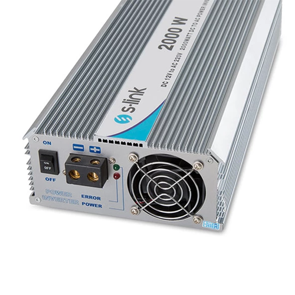 S-Link SL-2000W Dc12v-Ac230v 2000W İnverter - 2