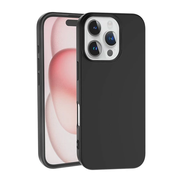 Gpack Apple iPhone 16 Pro Kılıf Mara Lansman Silikon Mat Soft Kamera Korumalı