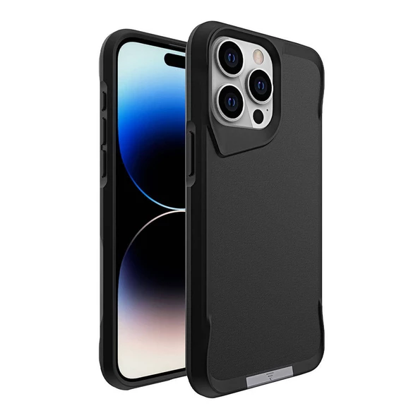 Gpack Apple iPhone 15 Pro Max Kılıf Kenarları Airbagli T-Max Standlı Mat Silikon Kapak