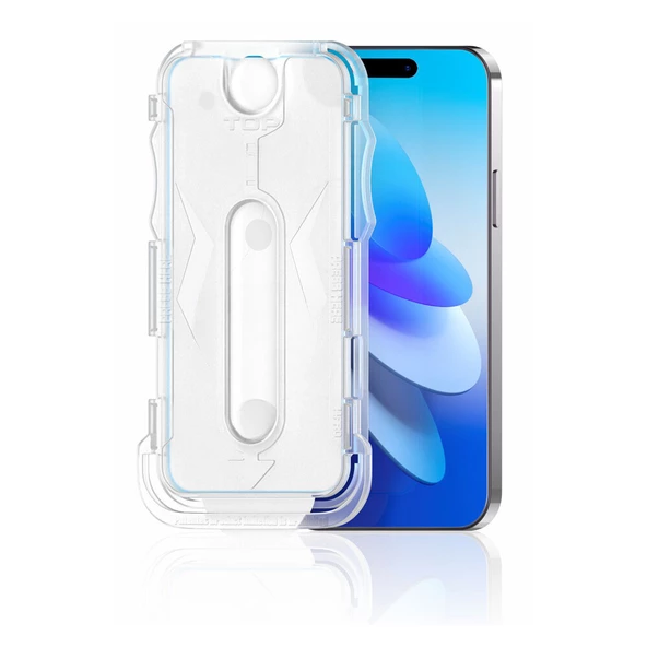 Gpack Apple iPhone 16 Pro Ekran Koruyucu Cam Kolay Kurulum 5D Magic Glass Şeffaf