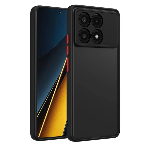 Gpack Xiaomi Poco X6 Pro Kılıf Kamera Korumalı Hux Silikon