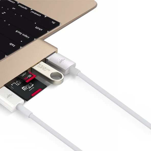 Powerway 256GB Metal Flash Bellek 2.0 USB Bellek - 4