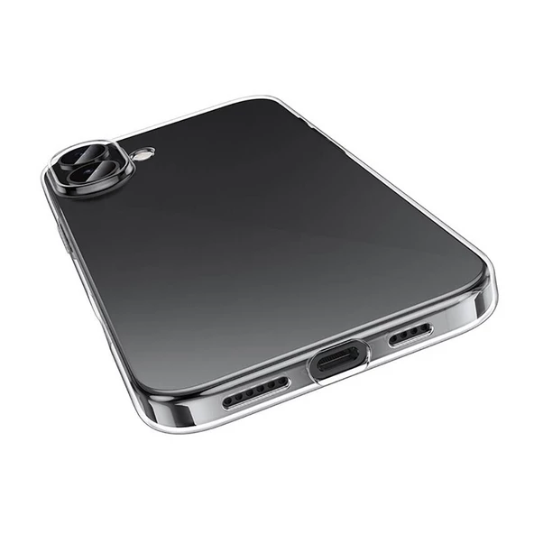 Gpack Apple iPhone 16 Kılıf Süper Silikon Lüx Korumalı Şeffaf - Resim 4