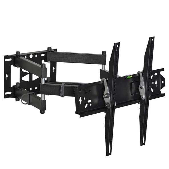 Vontech VT-952 HC Pro 55-98'' Çift Kollu Kilitli Hareketli Televizyon Duvar Askı Aparatı