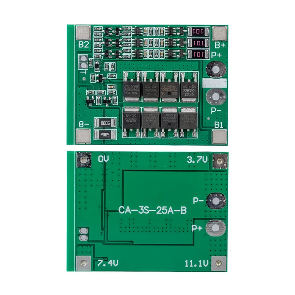Weko BMS-24227 3S 25A BMS Devresi Lityum Batarya Şarj Modülü