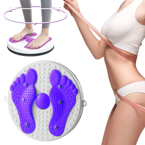 Sunup SN-22218 Döner Zayıflama Ve Bel İnceltme Diski - Vücut Şekillendirici Egzersiz Aleti