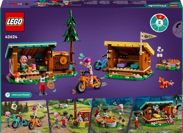 LEGO® Friends Macera Kampı Şirin Kulübeler 42624 - 3