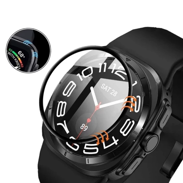 Samsung Galaxy Watch 7 Ultra 47mm Full Ekran Nano Saat Koruyucu