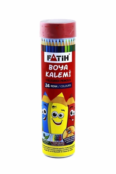 Fatih Kuru Boya Metal Tüp Tam Boy 24 Lü