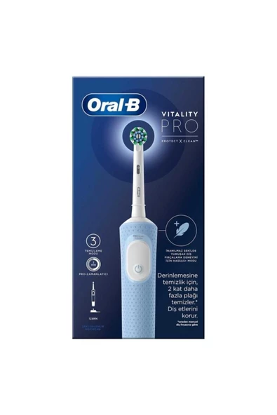 Oral B Şarjlı Diş Fırçası Vıtalıty Pro Vapor Mavi