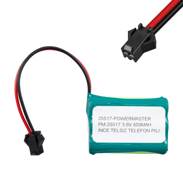 3.6 VOLT 800 MAH 3LÜ İNCE TELSİZ TELEFON PİLİ (4593)