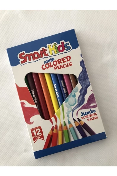 Smart Kids Jumbo Kuruboya Kalem Seti - 12 Renk - 2