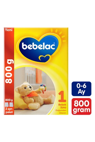 Bebelac 1 Bebek Sütü 800 gr (0-6 Ay)