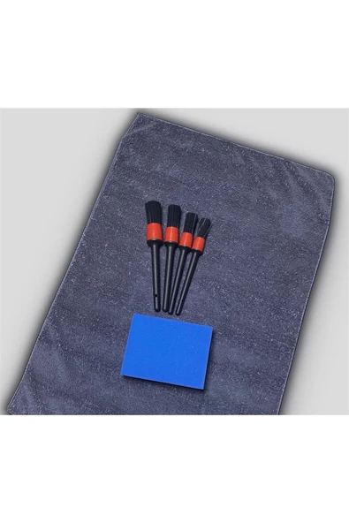 Mikrofiber Araç Kurulama Bezi 50x70cm Detay Temizleme Oto Kurulama Silme Cila Bezi Tank Bezi - 3