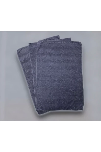 Mikrofiber Araç Kurulama Bezi 50x70cm Sünger Oto Silme Cila Bezi Detay Temizleme Fırçası - 3