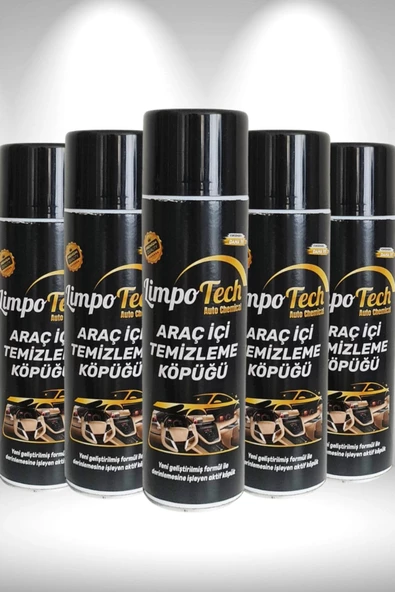 Araba köpük temizleyici sprey deri koltuk araba temizleme spreyi çok amaçlı köpük sprey 5 Adet