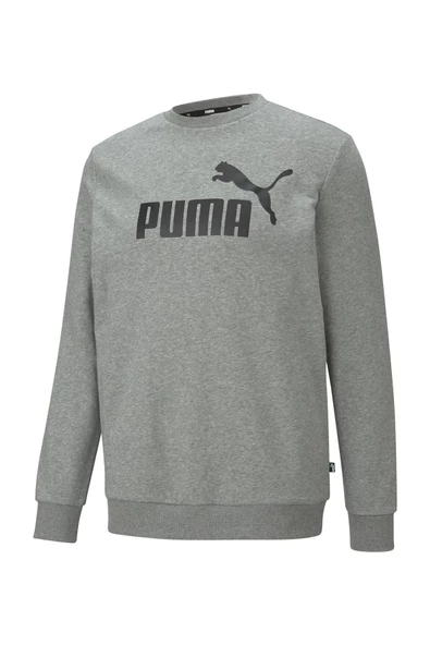 PUMA ESS Big LOGO CREW ERKEK SWEATSHİRT - Resim 2