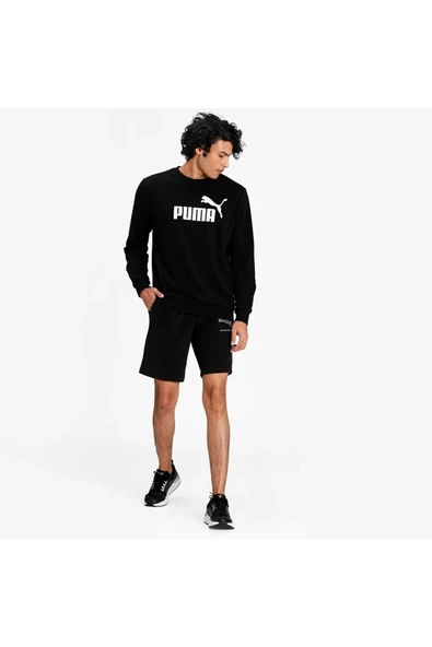 PUMA ESS Big LOGO CREW ERKEK SWEATSHİRT - 3