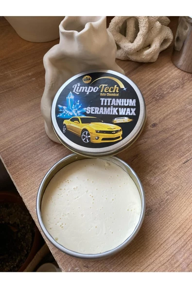 LİMPOTECH TITANIUM SERAMİK WAX 150ML Krem Cila Boya Koruma SÜNGER - 3