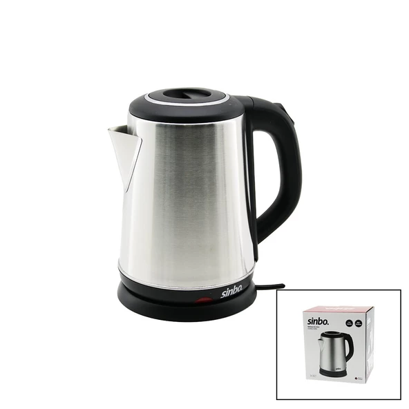 ÇELİK KETTLE 1.8LT GİZLİ REZİSTANS - KABLOSUZ SK-8027 (4593)