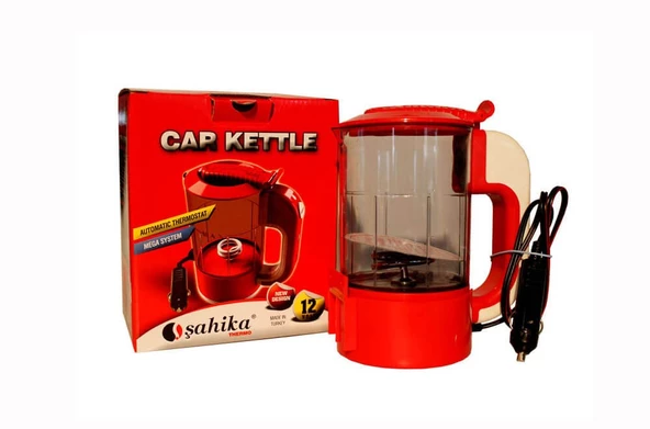 12V OTOMATİK ARAÇ OTO KETTLE SU ISITICISI ÇAKMAKLIK FİŞLİ (4593)