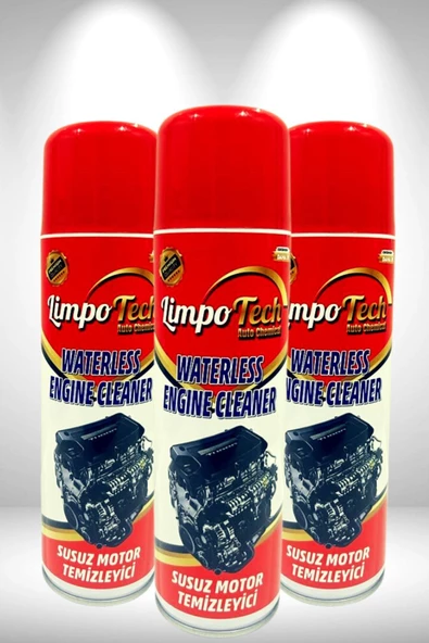 Susuz Motor Temizleyici Susuz Motor Temizleme Yıkama Spreyi 3 Adet