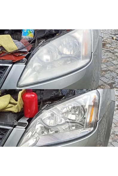 Yeni Nesil Buharlı Araba Far Temizleme Solüsyonu Far Parlatma Solüsyonu 500ml - 3