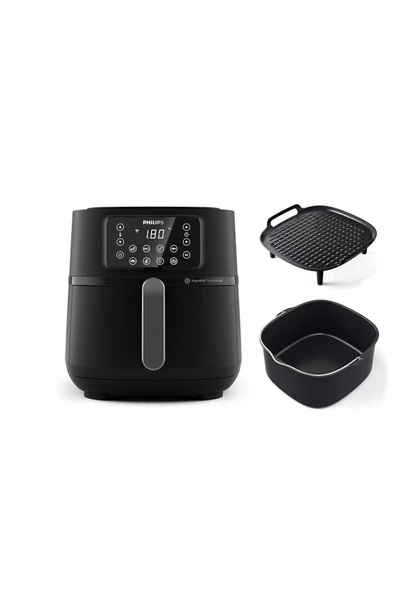 Philips 5000 Serisi XXL Airfryer, Uzaktan Bağlantı, 1.4kg, 7.2L Kapasite + Aksesuarlar, HD9285/96