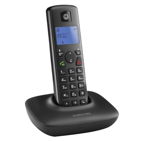 MOTOROLA T401 + SİYAH DECT TELSİZ TELEFON (4593)