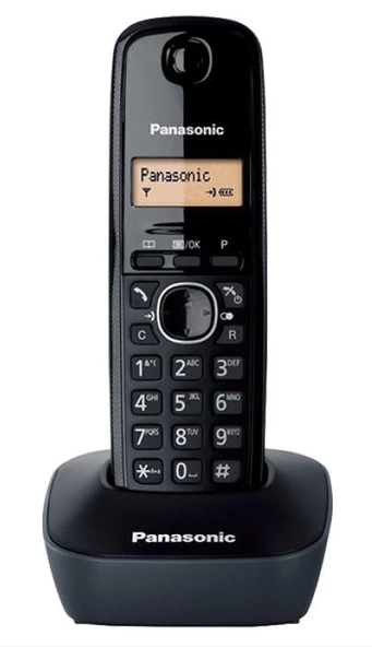 PANASONIC KX-TG6811 DECT SİYAH TELSİZ TELEFON (4593)