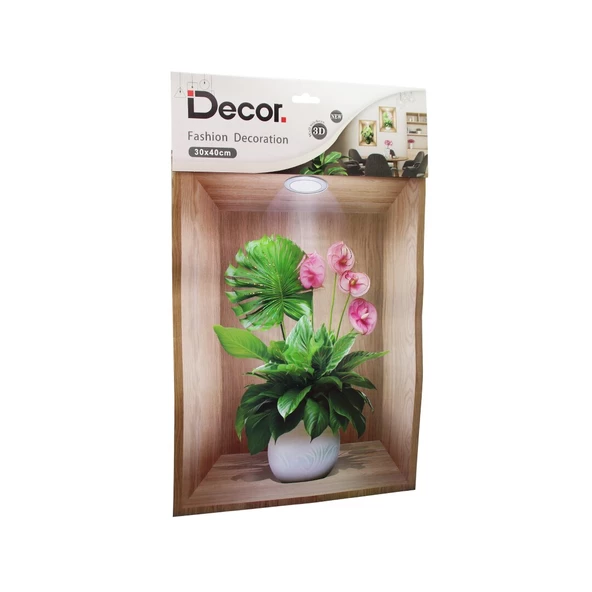 SAKSI 3D DUVAR STİCKER 30X40CM (4593)