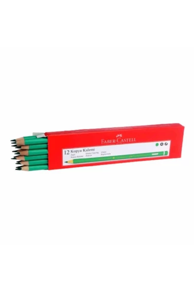 Faber Castell Kopya Kalemi Yeşil - 12 Adet