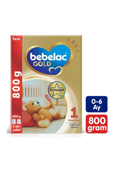 Bebelac Gold 1 Bebek Sütü 800 gr (0-6 Ay)